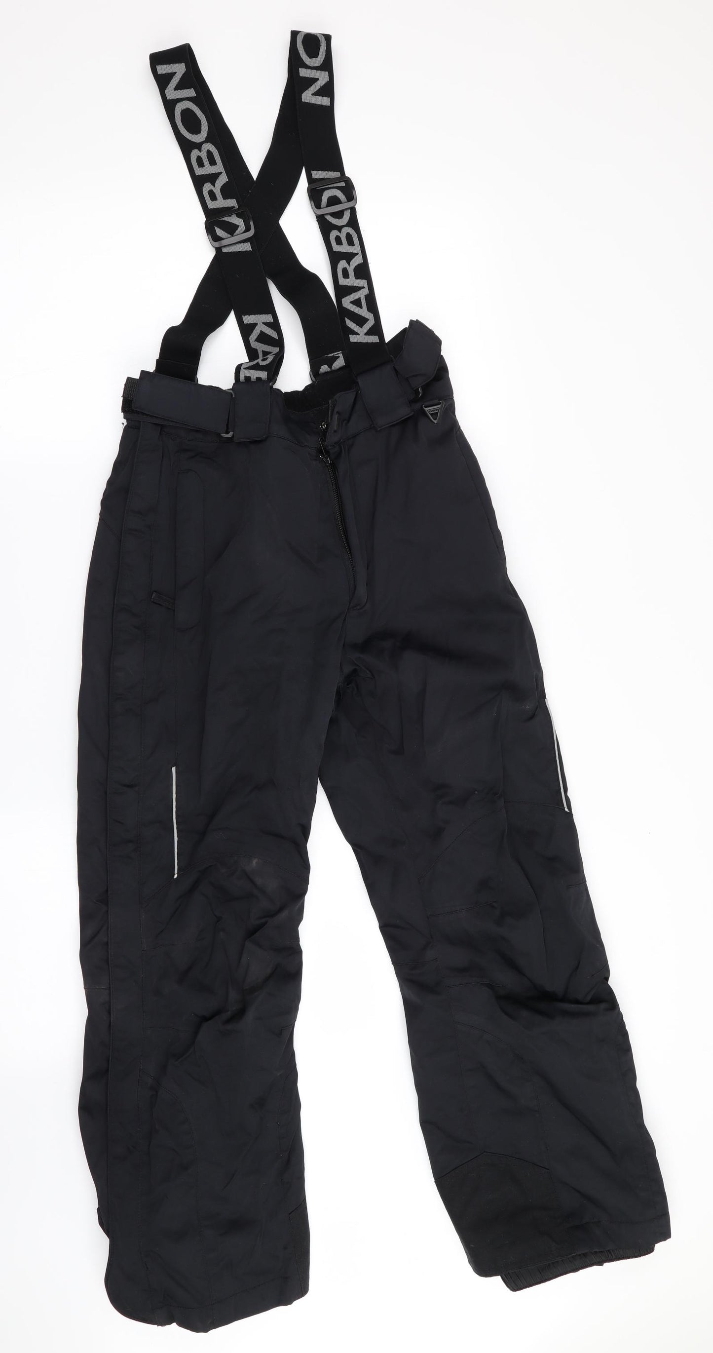 Karbon Boys Black    Ski Trousers Size 12 Years
