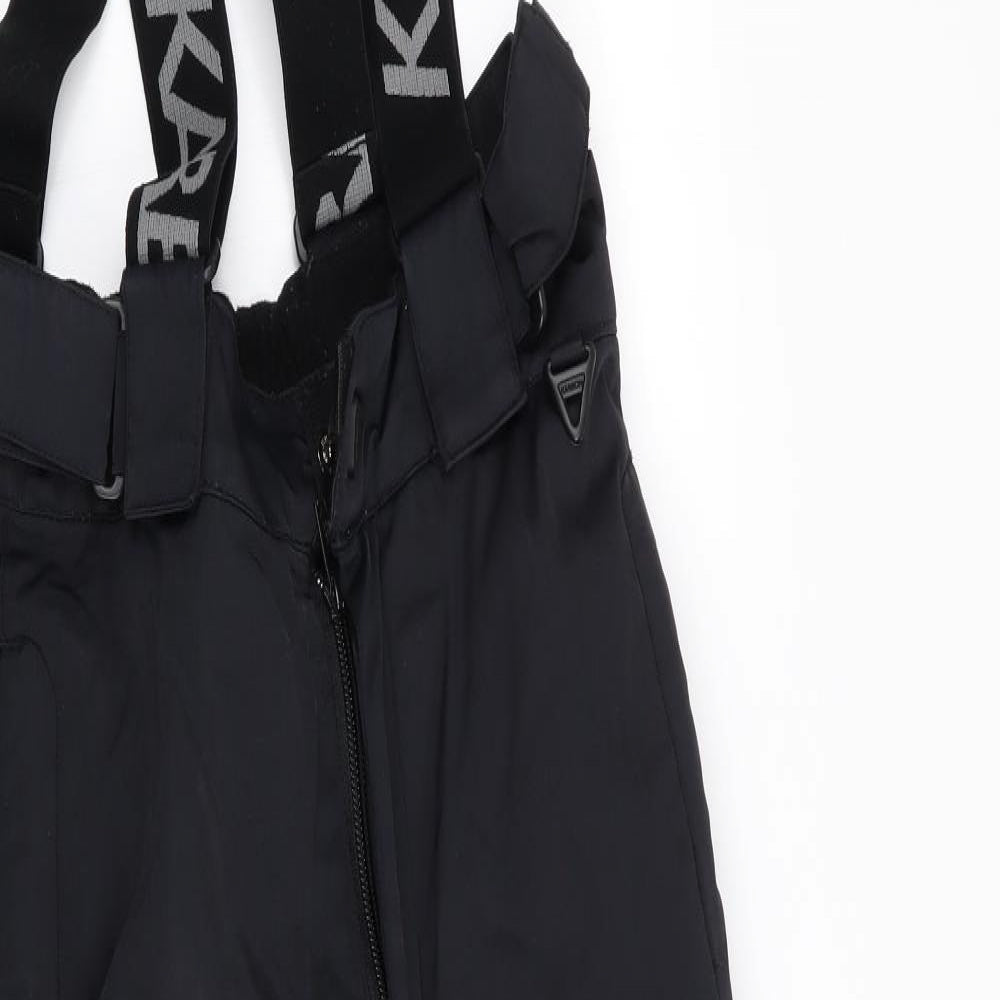 Karbon Boys Black    Ski Trousers Size 12 Years