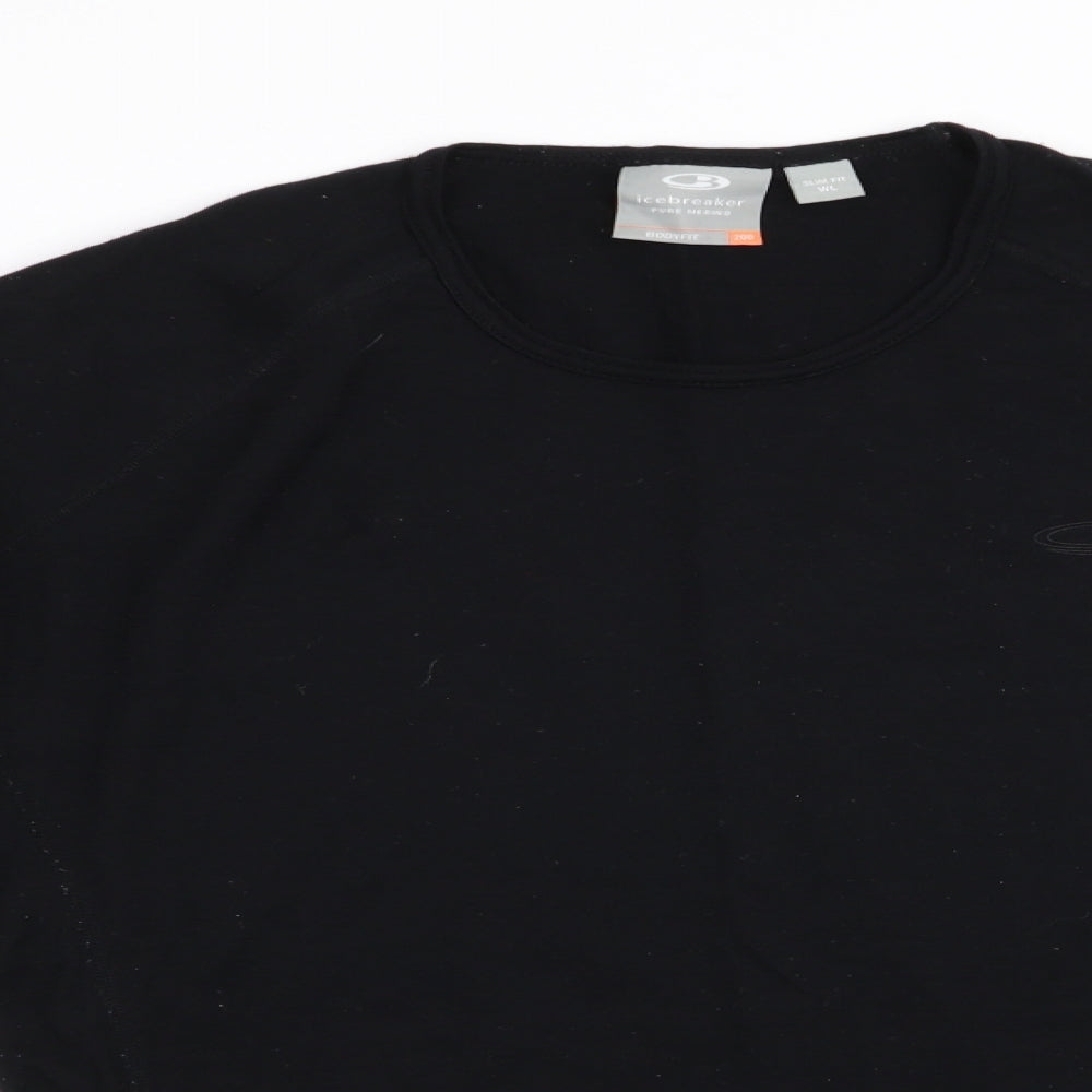 Icebreaker Womens Black   Pullover Casual Size 10  - Icebreaker