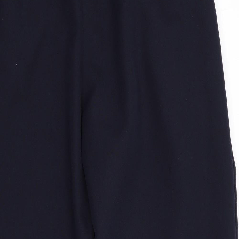 Preworn Womens Blue   Trousers  Size 16 L27.5 in - Back Elastication