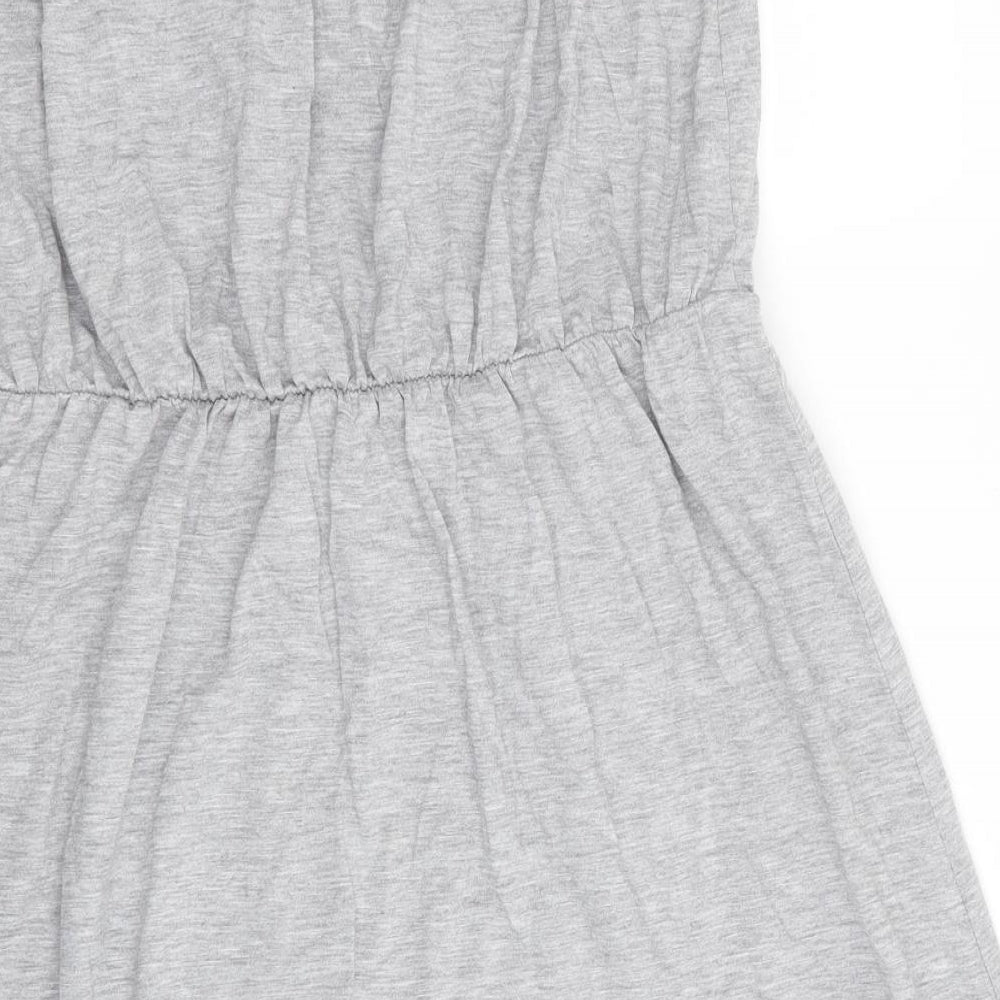 George Womens Grey   T-Shirt Dress  Size 16