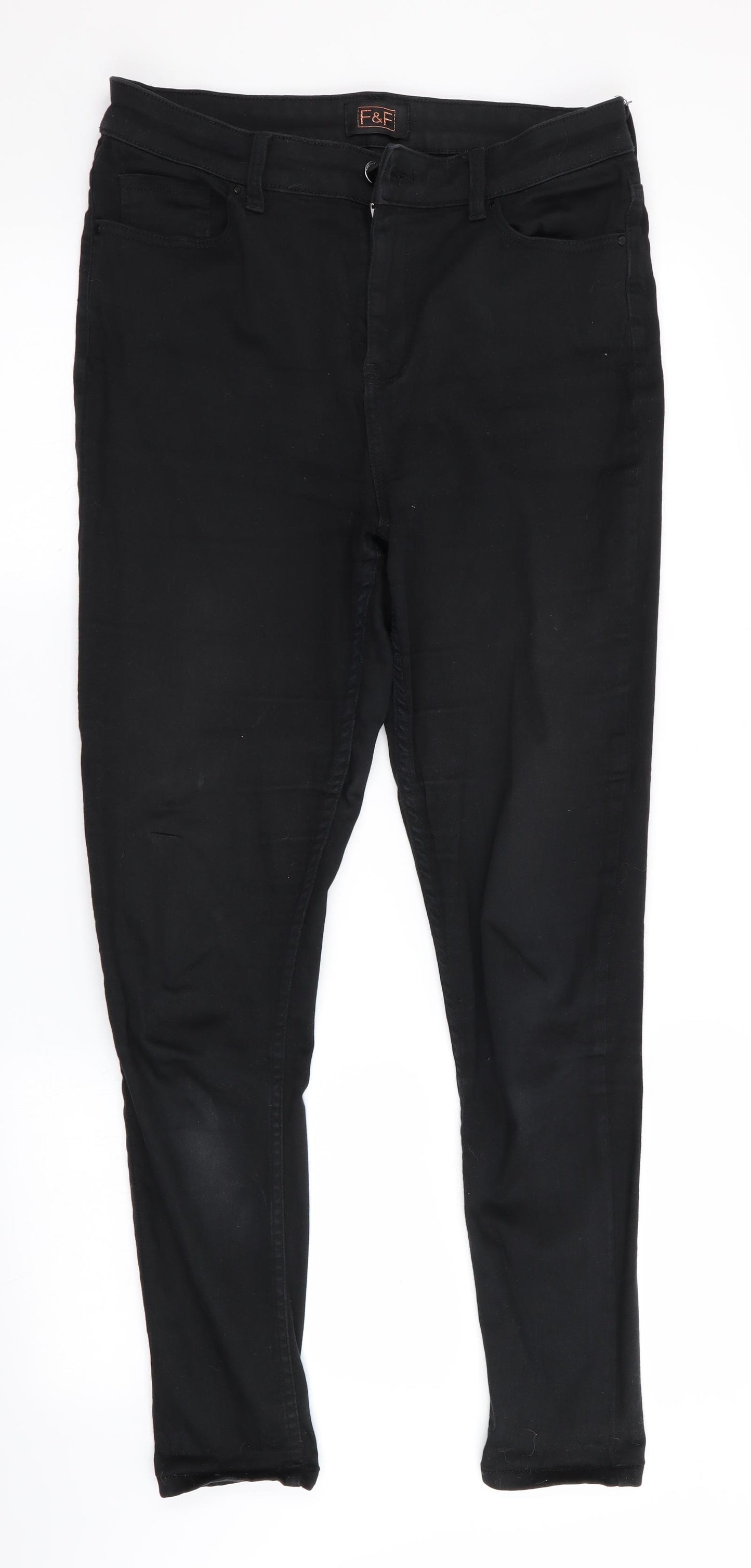 Florence and Fred Womens Black   Skinny Jeans Size 14 L29 in