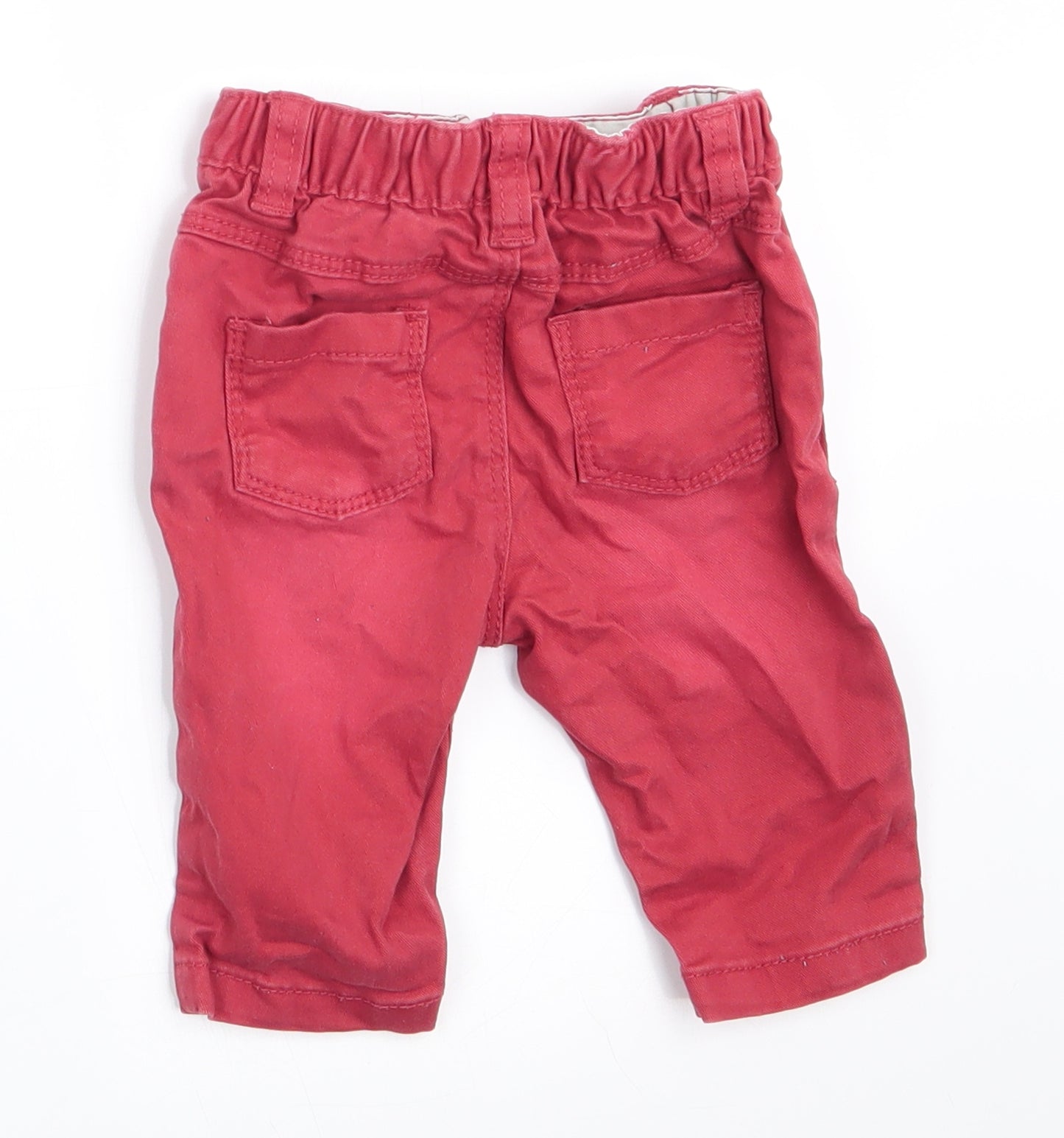 TU Boys Orange   Cargo Jeans Size 0-3 Months