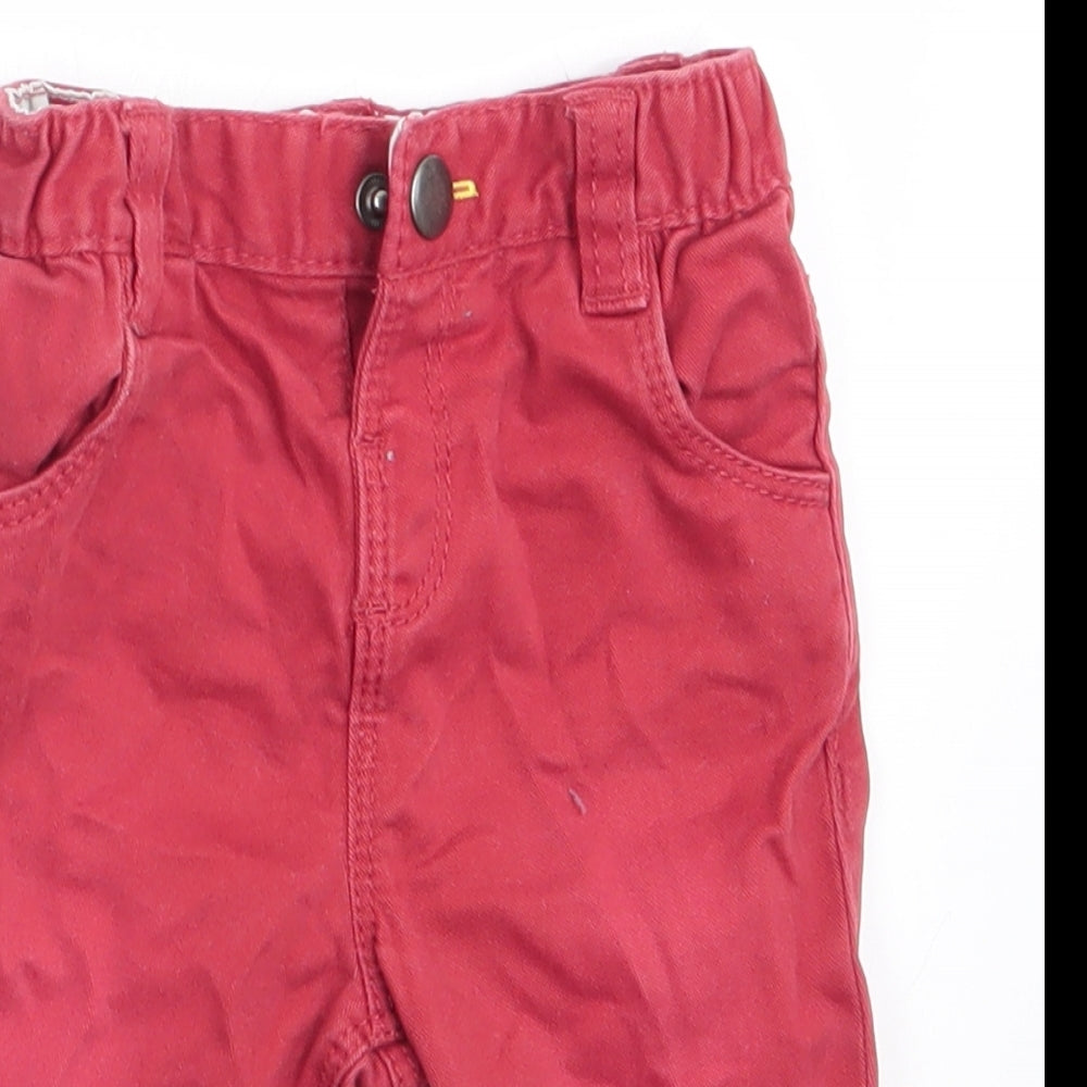 TU Boys Orange   Cargo Jeans Size 0-3 Months