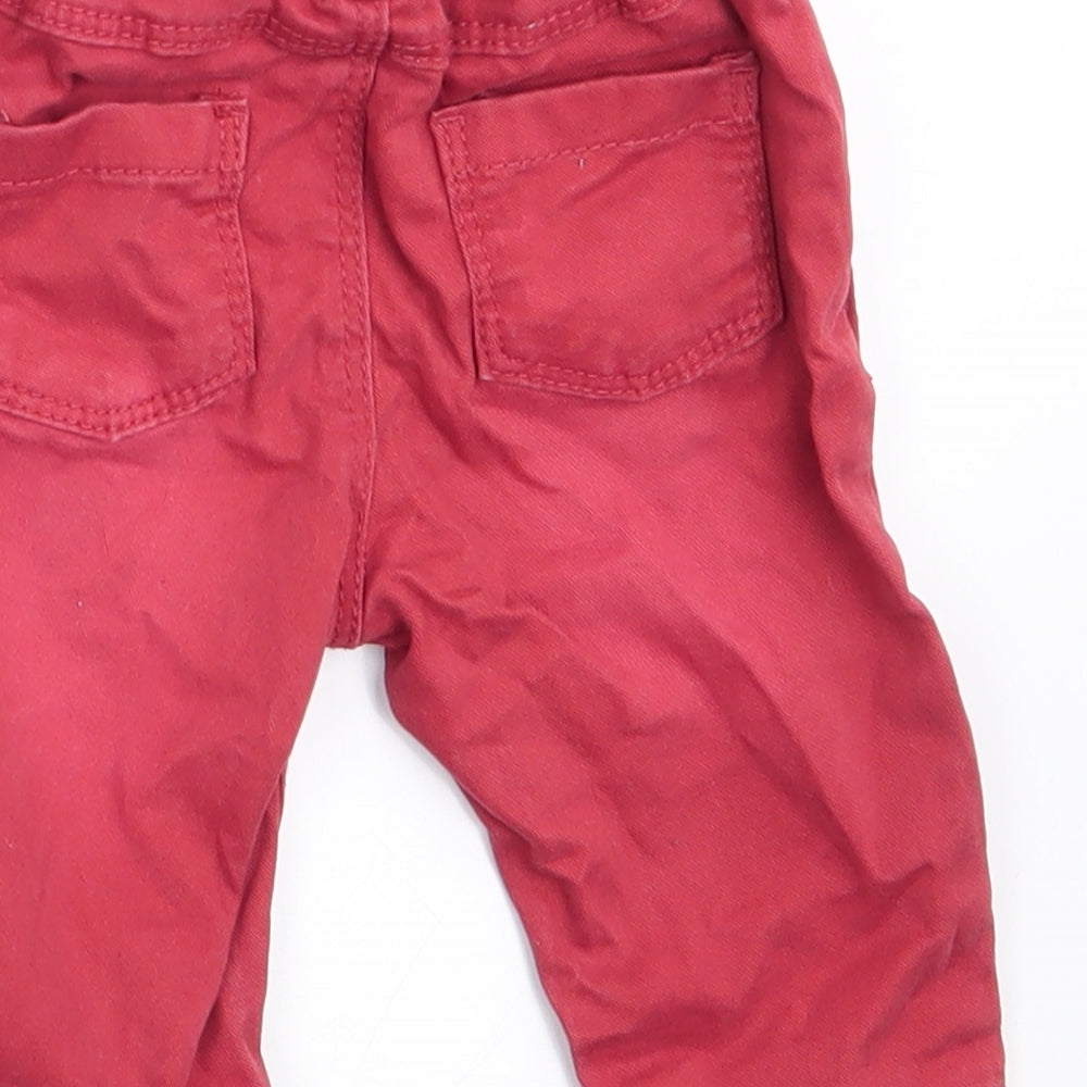 TU Boys Orange   Cargo Jeans Size 0-3 Months