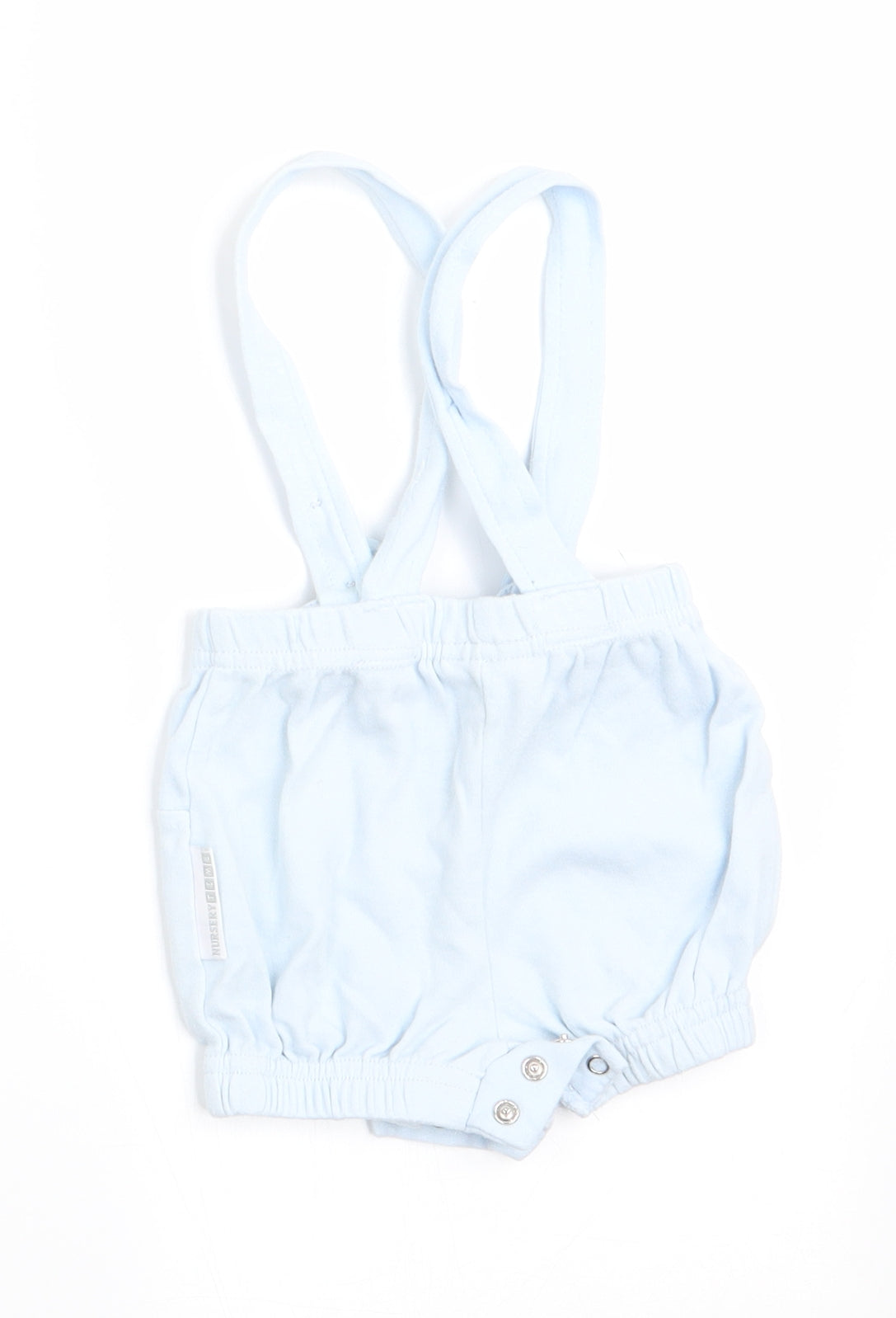 Nursery Time Baby Blue   Dungaree One-Piece Size Newborn  - Anchor Logo