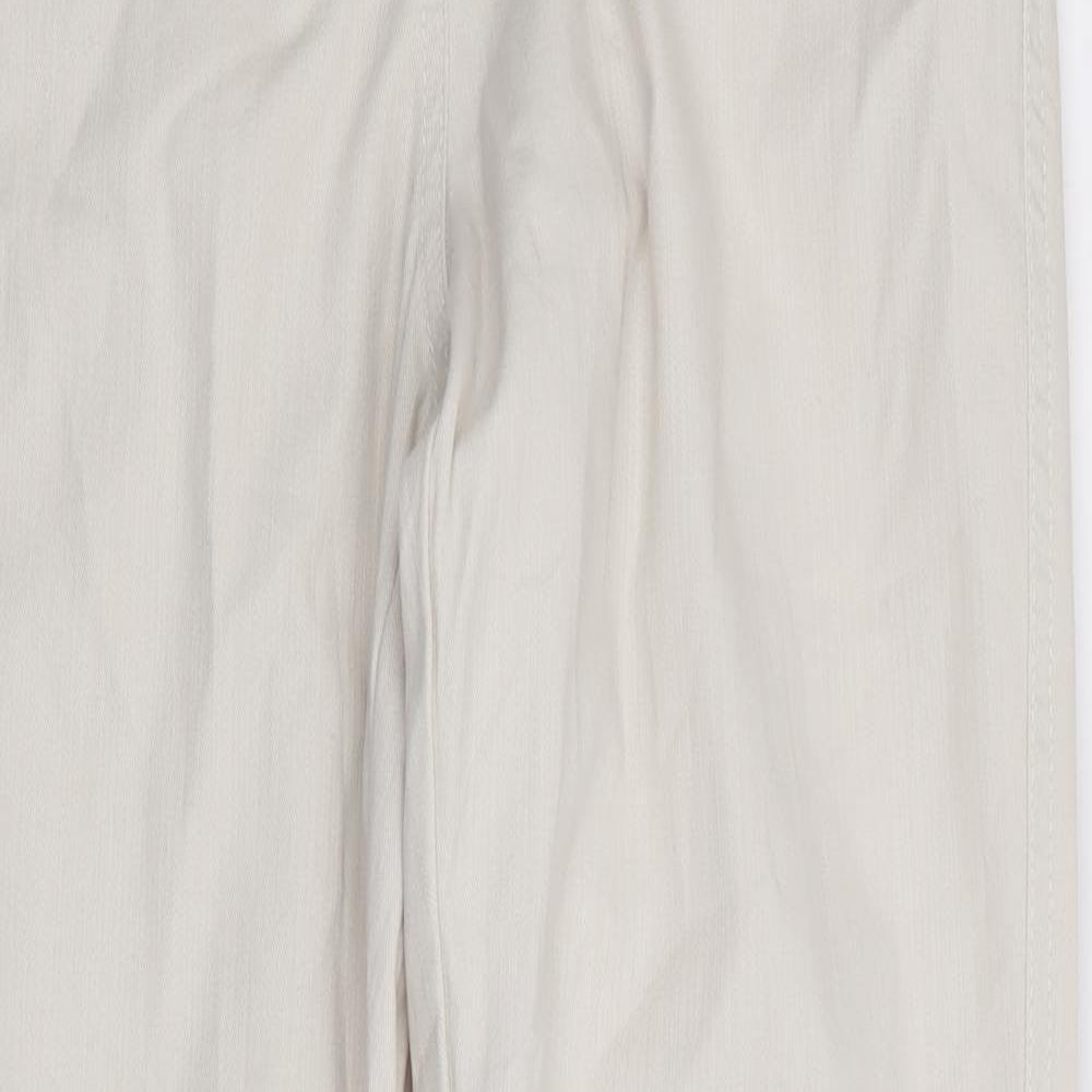 George Womens Ivory   Chino Trousers Size 16 L29 in