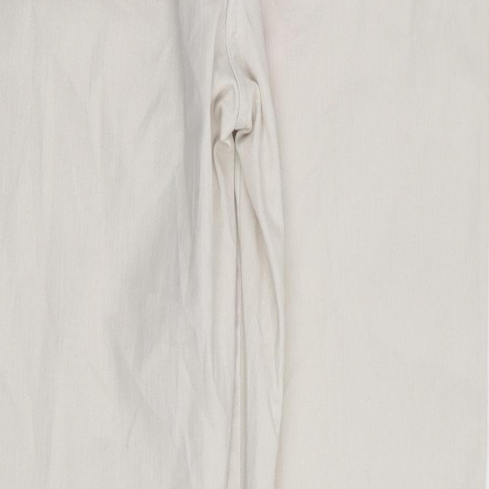 George Womens Ivory   Chino Trousers Size 16 L29 in