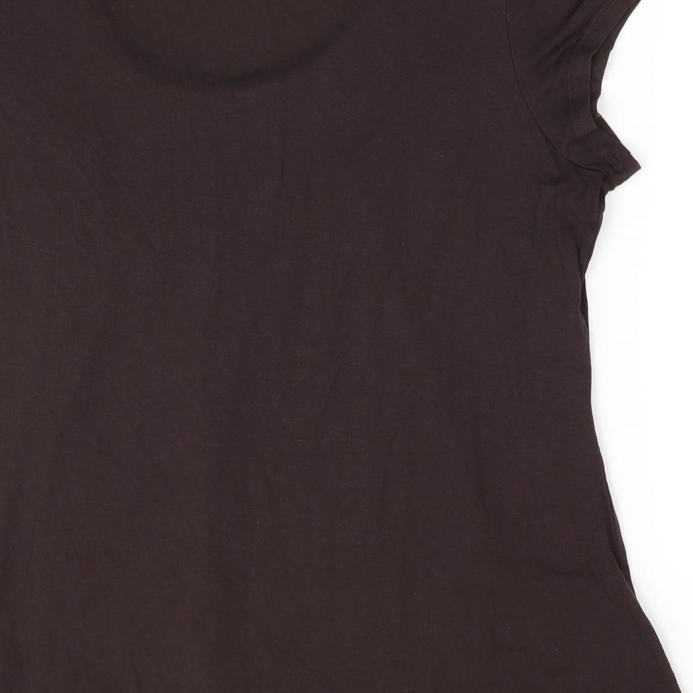 Autograph Womens Brown   Tunic T-Shirt Size 16
