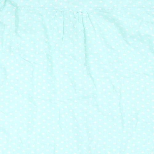 Moda at George  Womens Green Polka Dot  Basic Blouse Size 18  - Linen Look Blouse