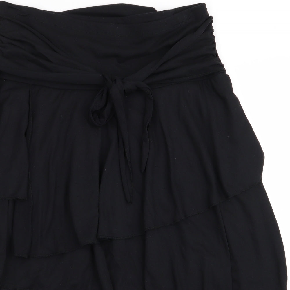 George Womens Black   Flare Skirt