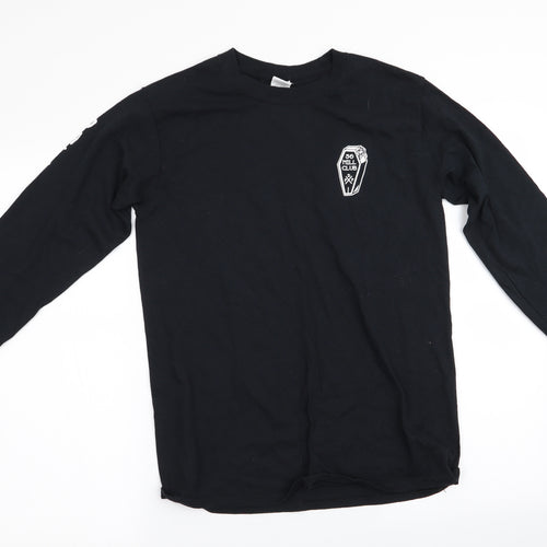 Gildan Mens Black    T-Shirt Size S  - 50 Mill Club