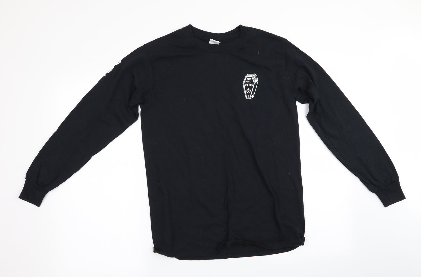 Gildan Mens Black    T-Shirt Size S  - 50 Mill Club