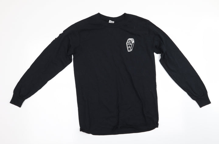 Gildan Mens Black    T-Shirt Size S  - 50 Mill Club