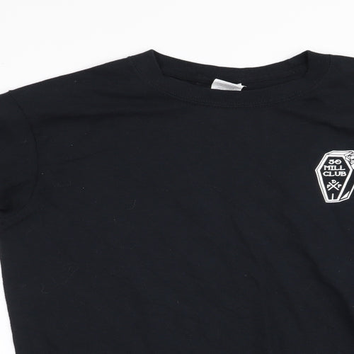 Gildan Mens Black    T-Shirt Size S  - 50 Mill Club