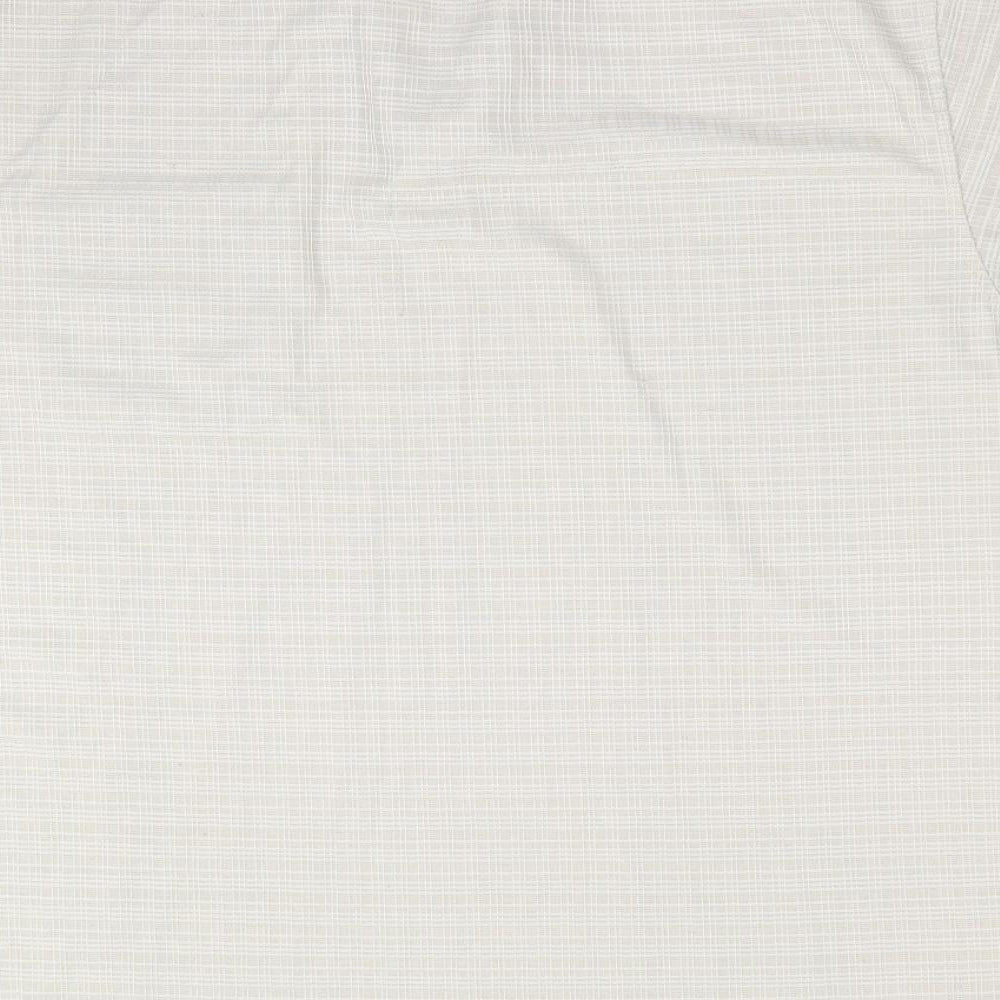 High Profile Mens Beige Striped   Polo Size L