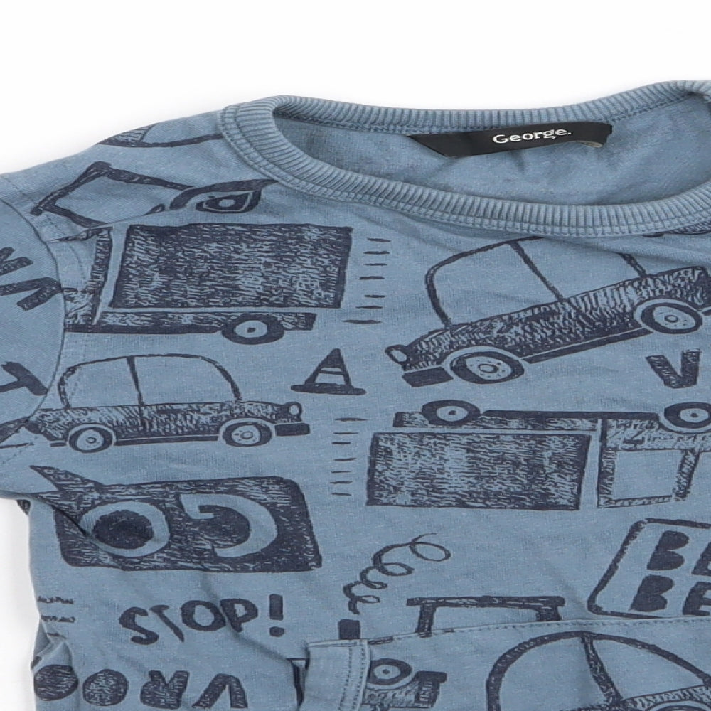 George Boys Blue    Casual Size 3-4 Years  - automobiles