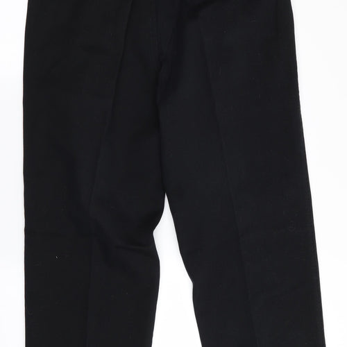 Haggar Mens Black   Chino Trousers Size 34 in L28 in