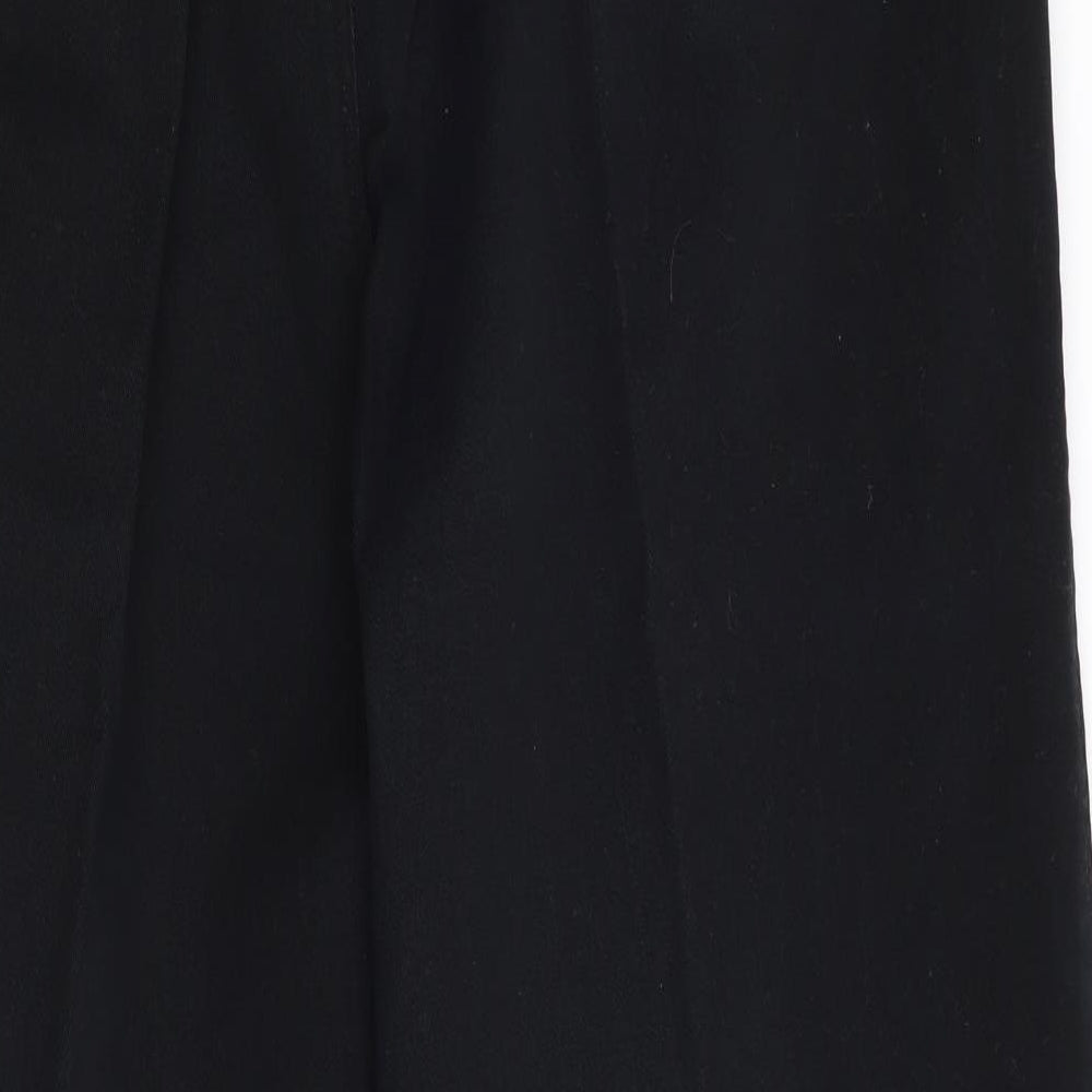 Haggar Mens Black   Chino Trousers Size 34 in L28 in