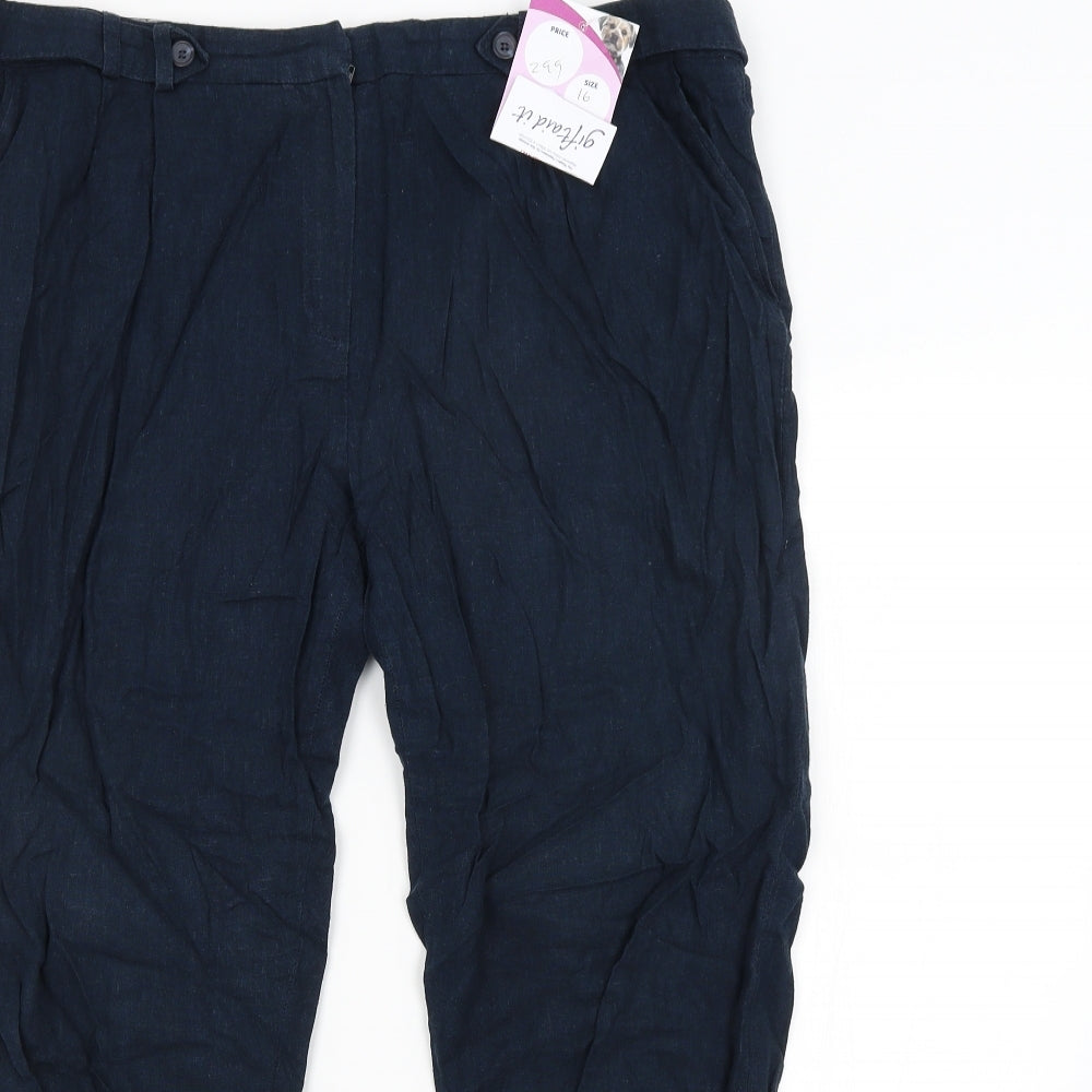 Atmosphere Womens Blue   Trousers  Size 16 L25 in
