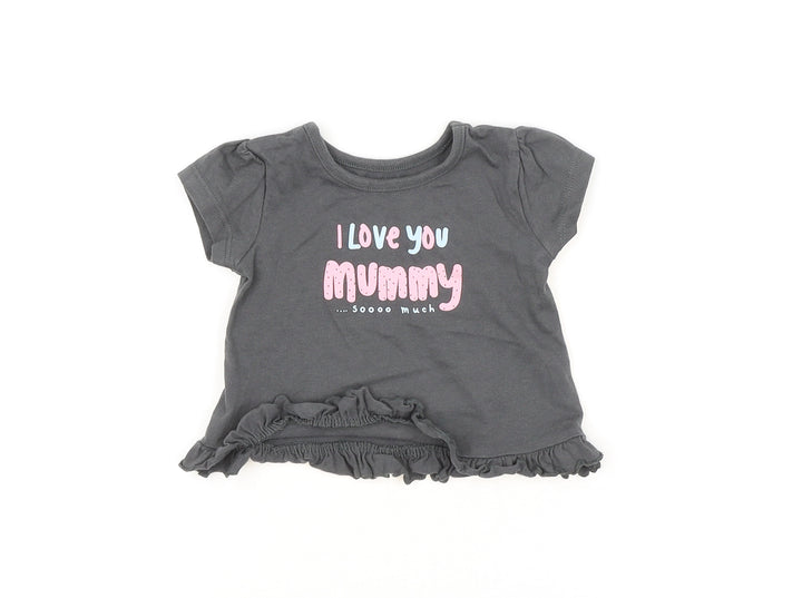 George Baby Grey Basic Blouse Size 0-3 Months