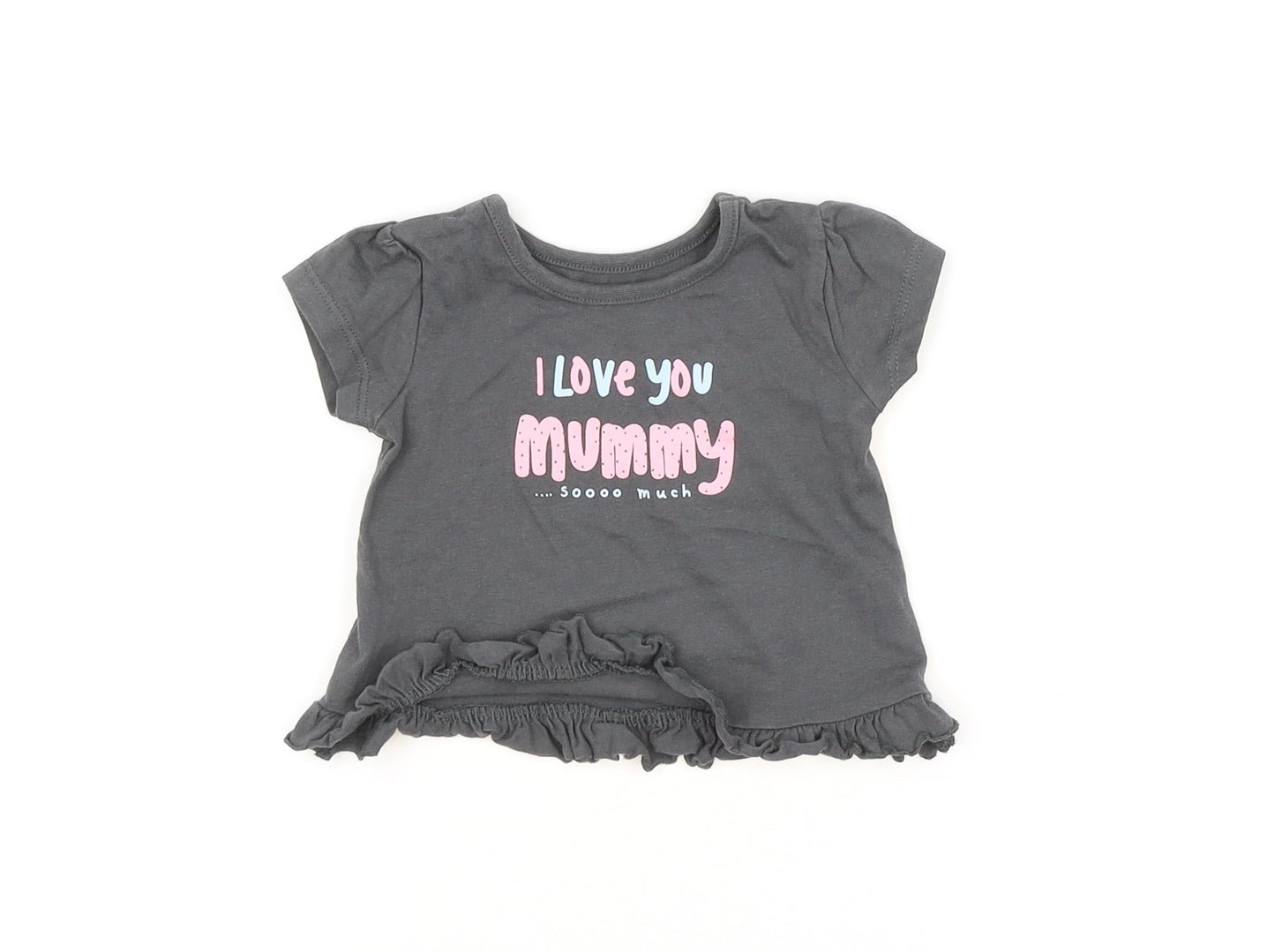 George Baby Grey   Basic Blouse Size 0-3 Months
