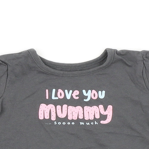 George Baby Grey   Basic Blouse Size 0-3 Months