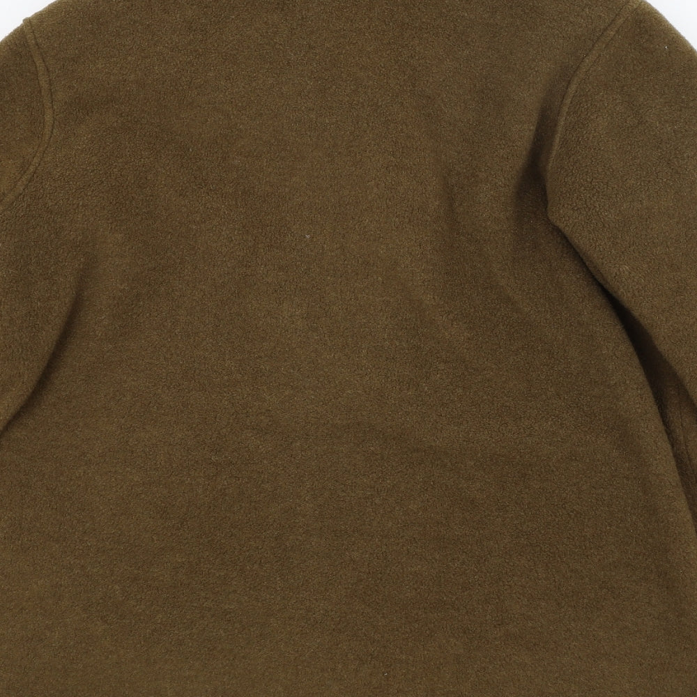 TRAVEL SMITH Womens Green   Overcoat Coat Size L