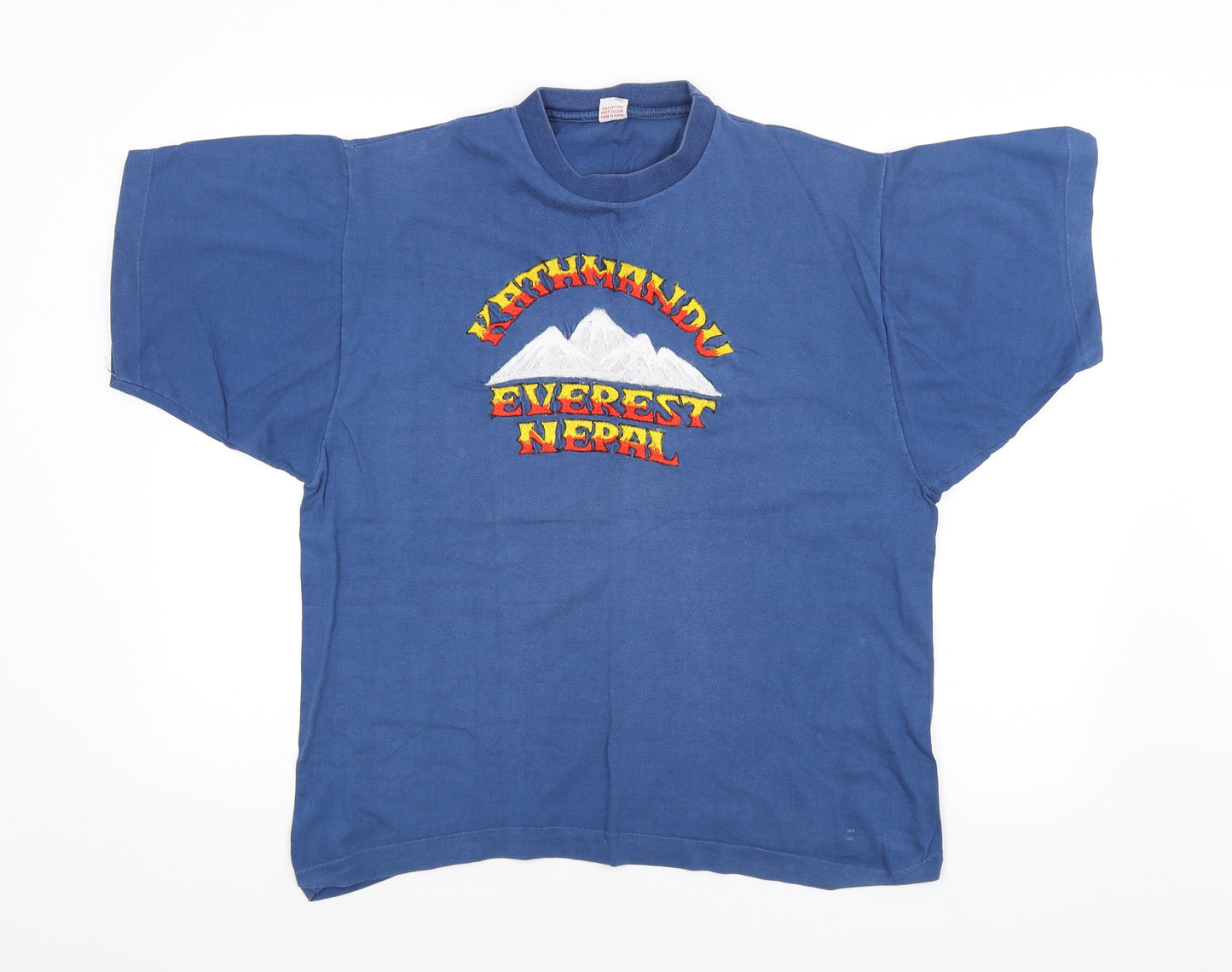 Preworn Womens Blue   Basic T-Shirt Size 16