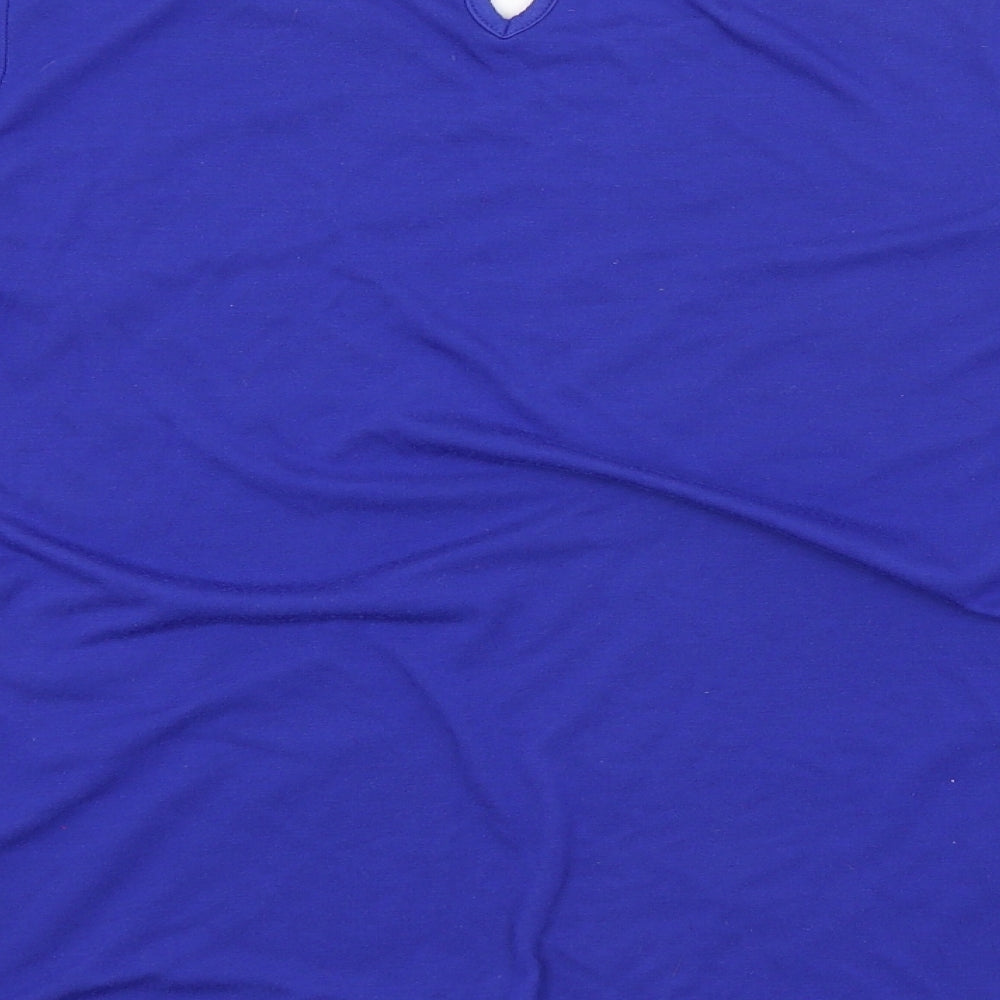 Dorothy Perkins Womens Blue Argyle/Diamond  Basic Blouse Size 12