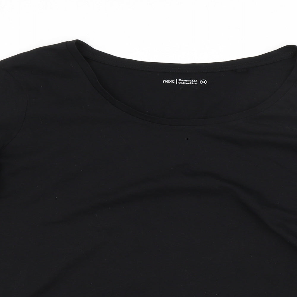 NEXT Womens Black   Basic T-Shirt Size 14