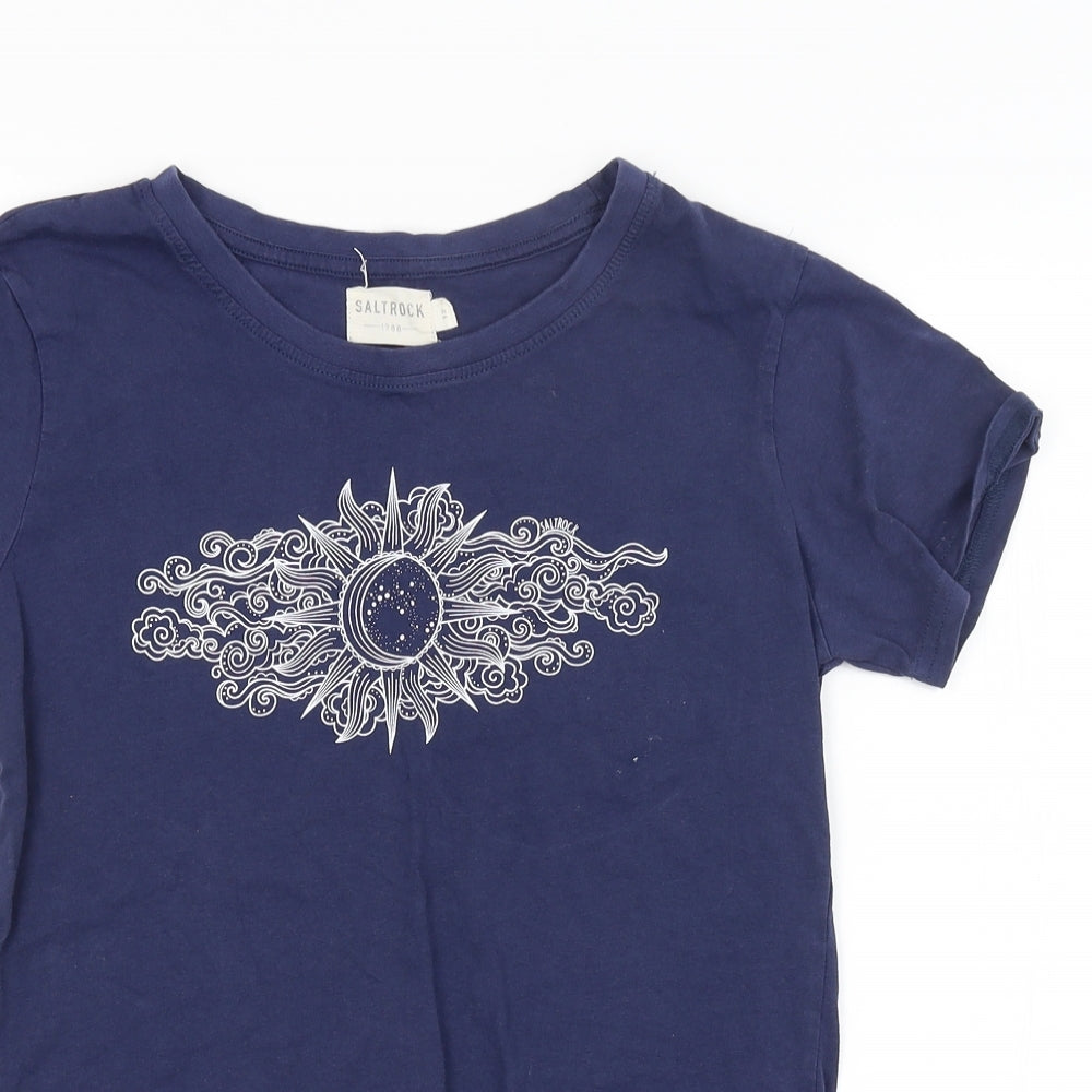 Saltrock Womens Blue   Basic T-Shirt Size 12