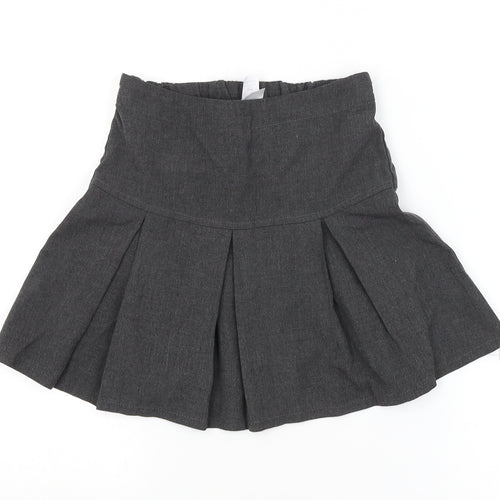TU Girls Grey   A-Line Skirt Size 5 Years - SCHOOL WEAR