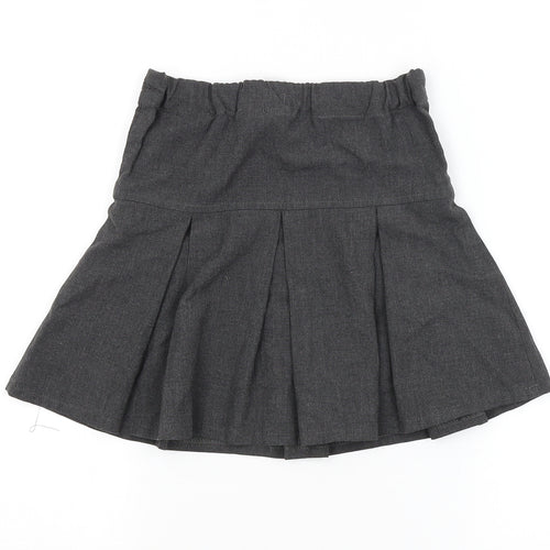 TU Girls Grey   A-Line Skirt Size 5 Years - SCHOOL WEAR