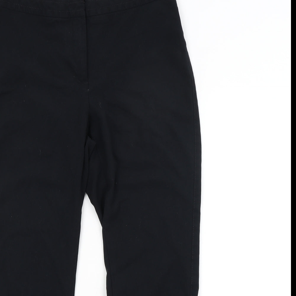 M&S Womens Black   Trousers  Size 14 L26 in