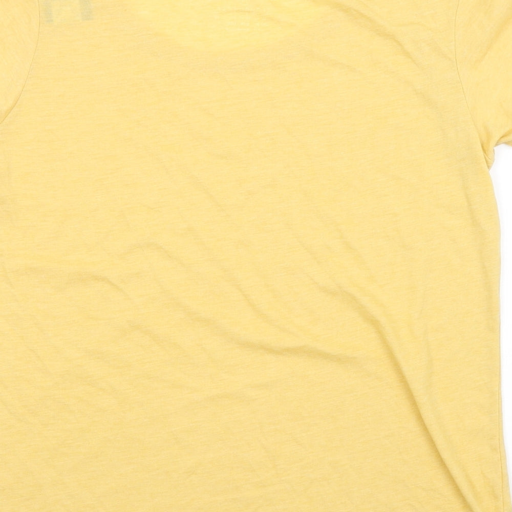 Primark Womens Yellow   Basic T-Shirt Size 12