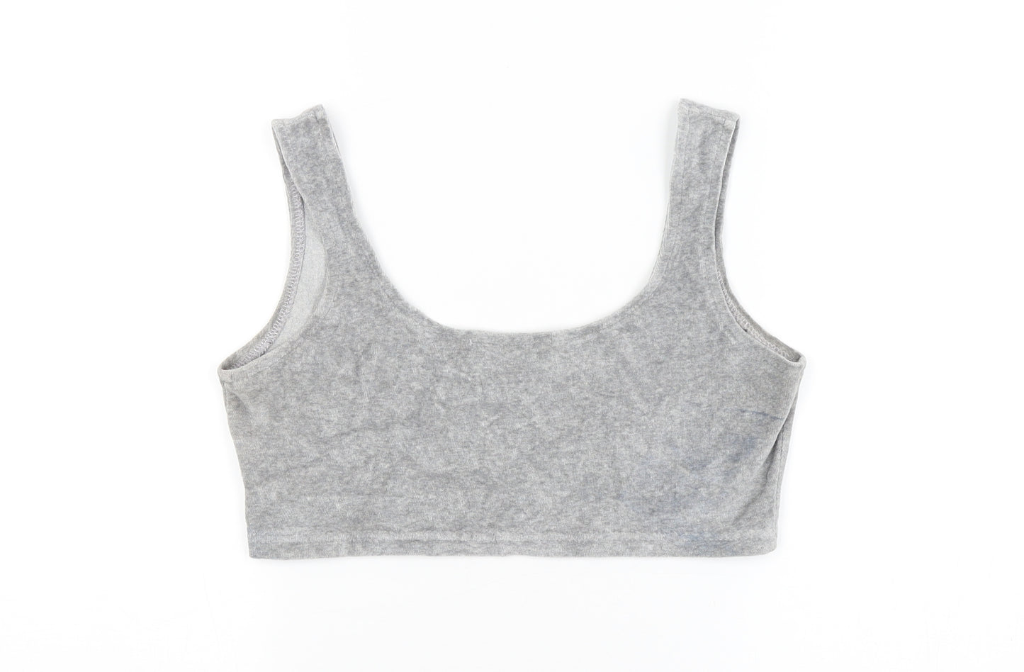 Missguided Womens Grey   Cropped Tank Size 10