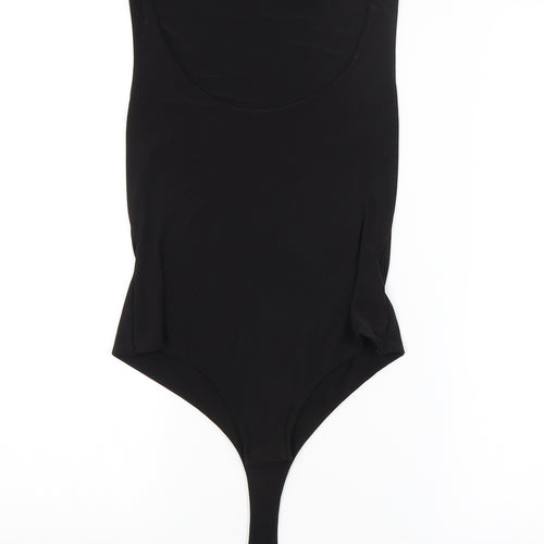 PRETTYLITTLETHING Womens Black   Unitard One-Piece Size 8