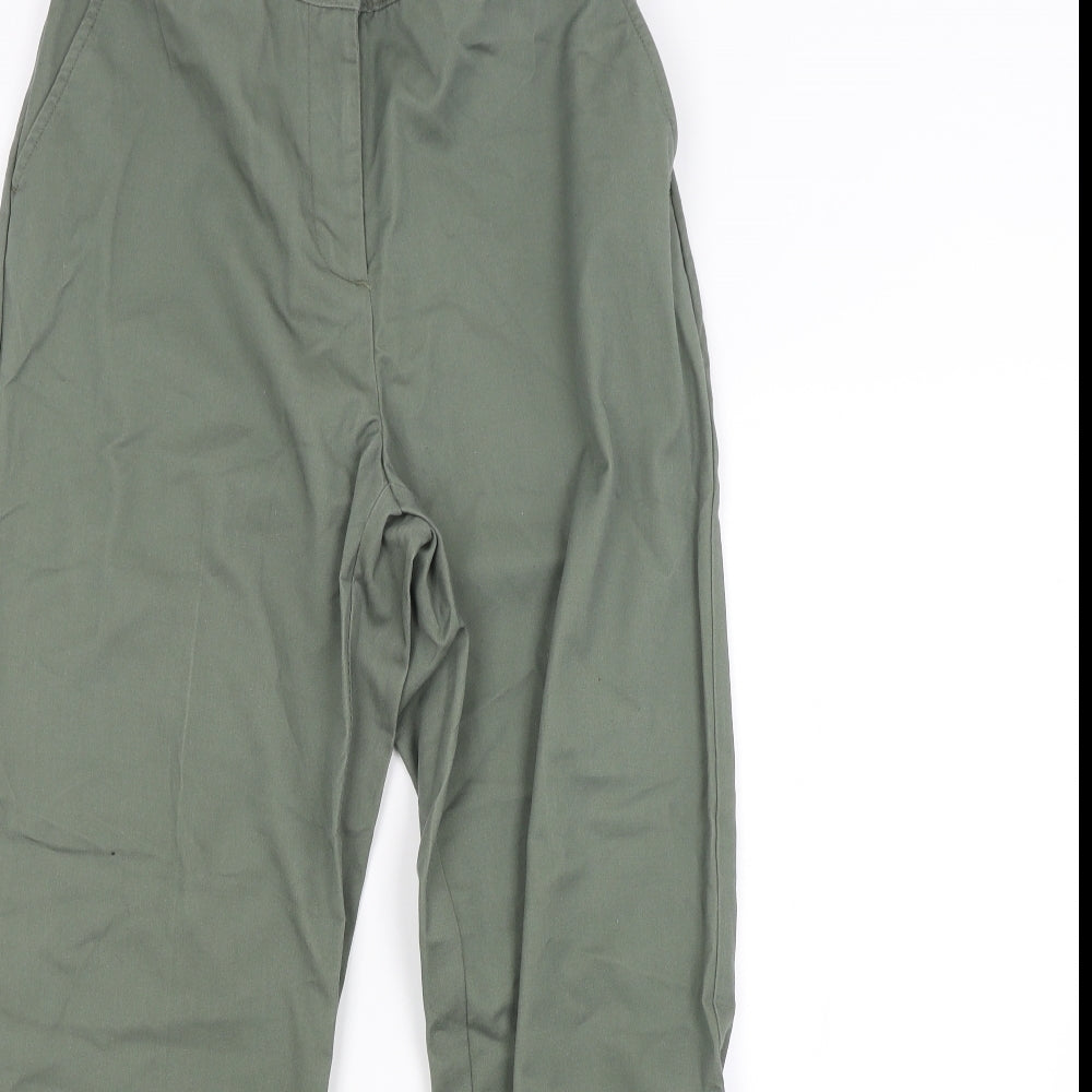 LAND'S END Womens Green   Trousers  Size 10 L28 in