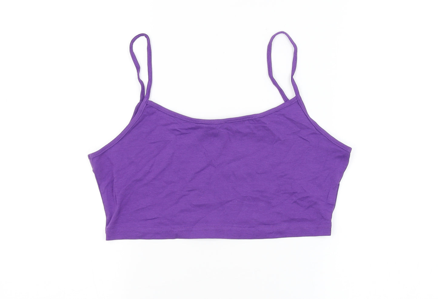 SheIn Womens Purple   Cropped Tank Size L