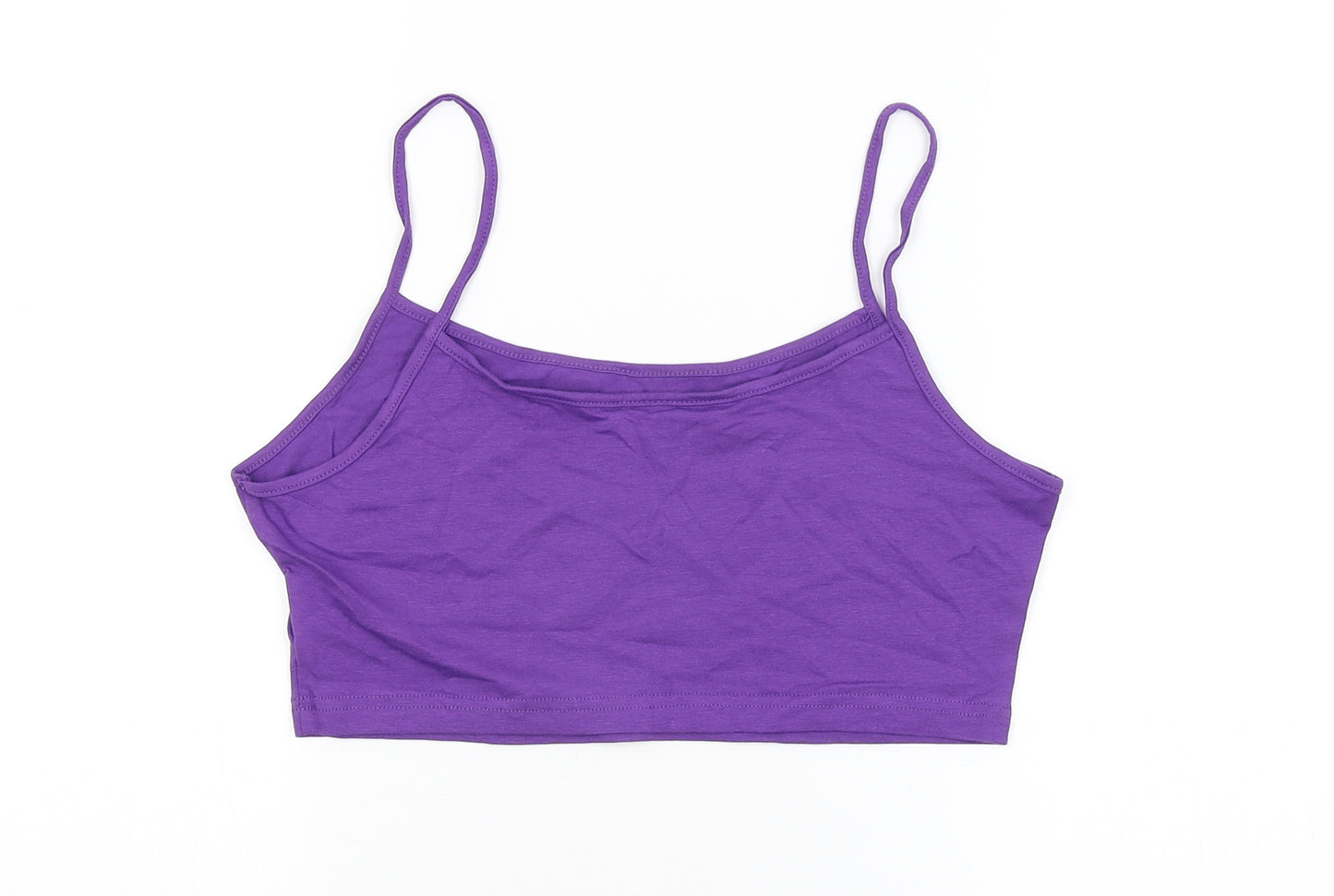 SheIn Womens Purple   Cropped Tank Size L