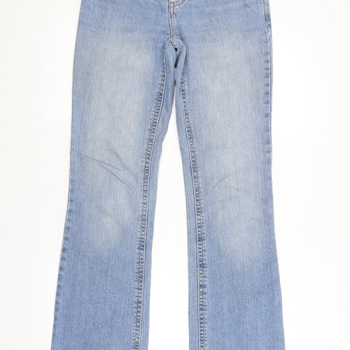 Preworn Womens Blue   Bootcut Jeans Size 8 L32 in