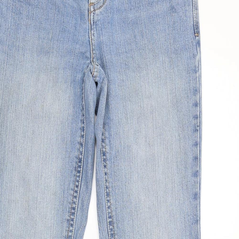 Preworn Womens Blue   Bootcut Jeans Size 8 L32 in