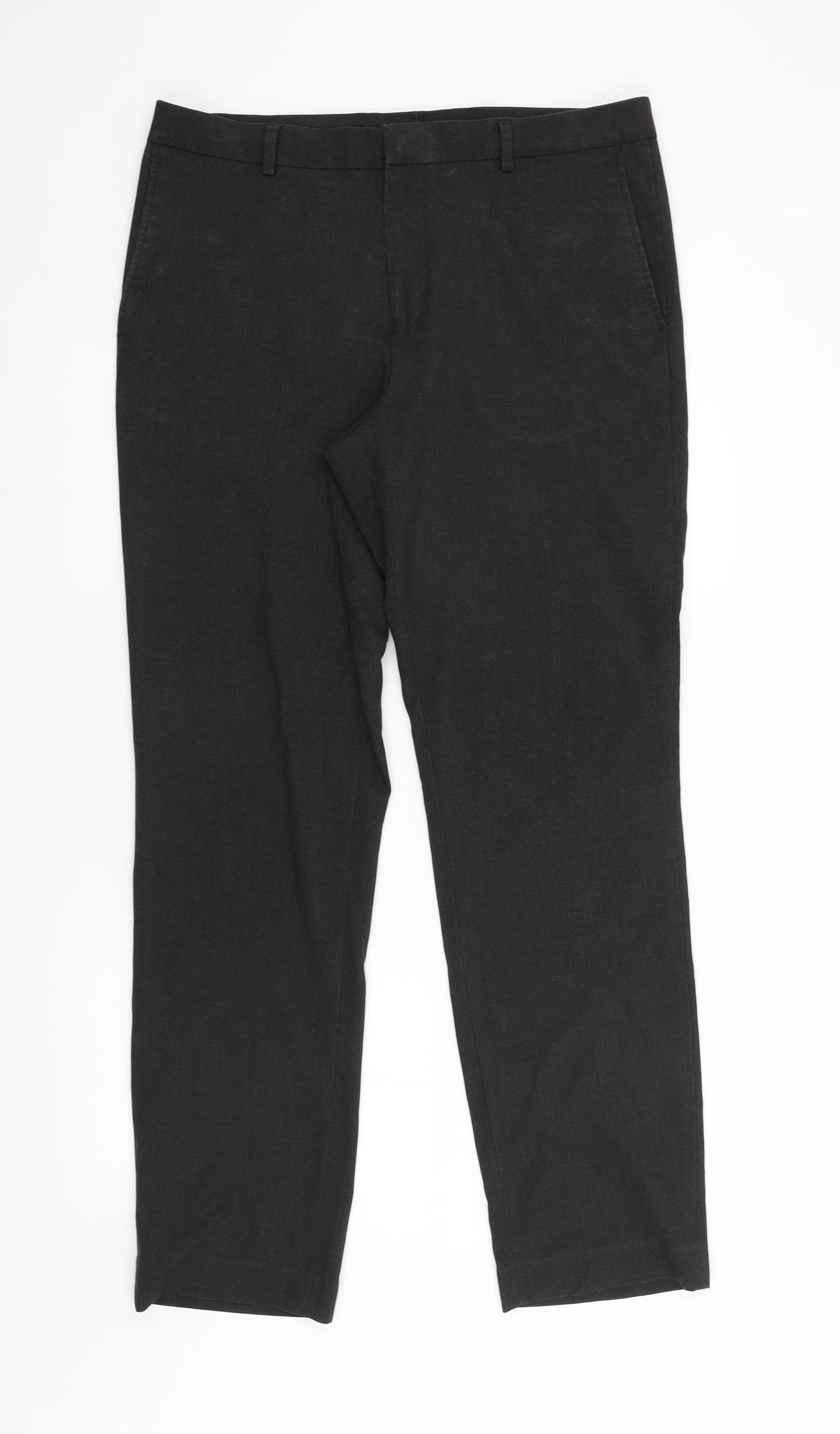 Burton Mens Grey   Trousers  Size 34 L32 in