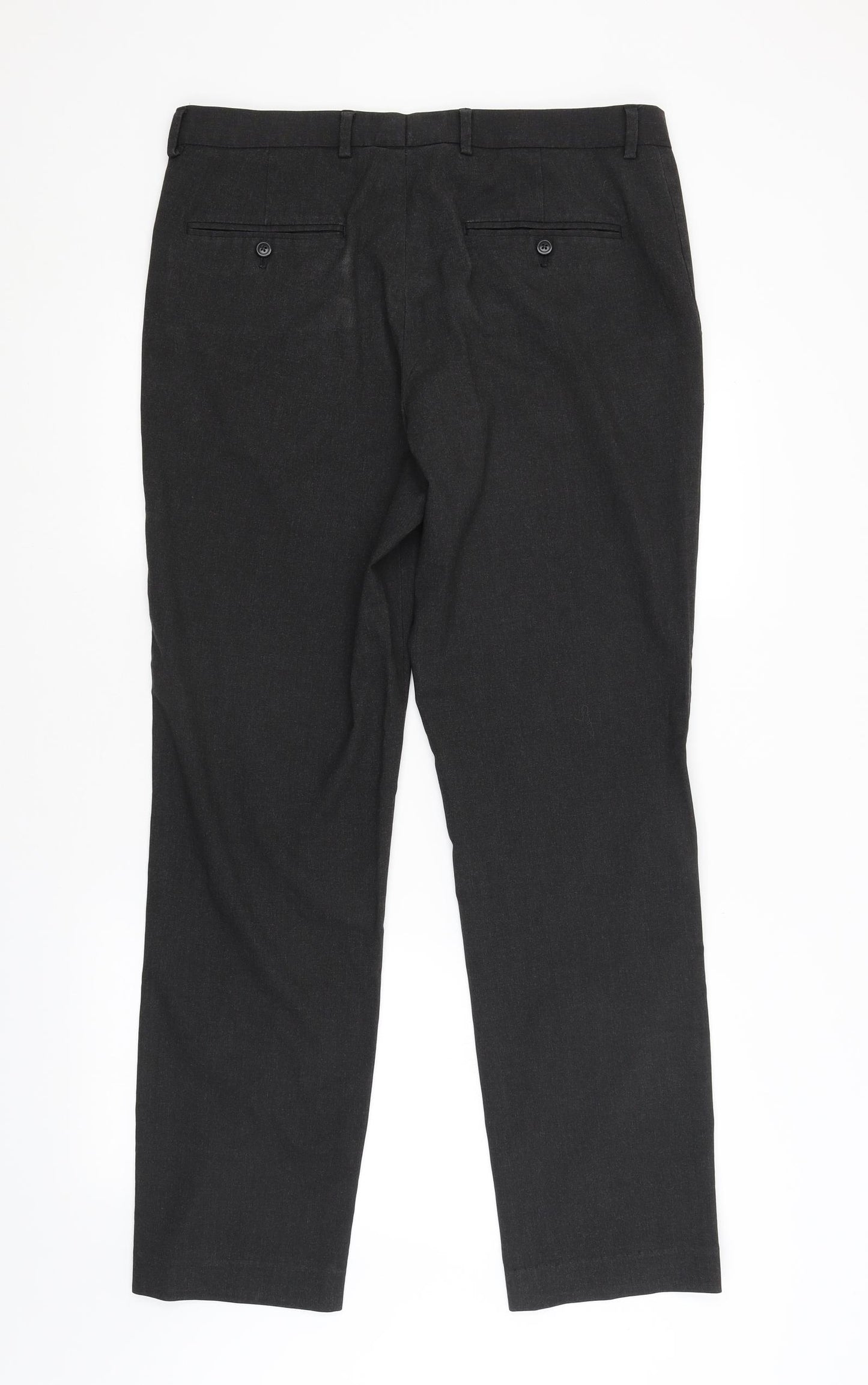 Burton Mens Grey   Trousers  Size 34 L32 in