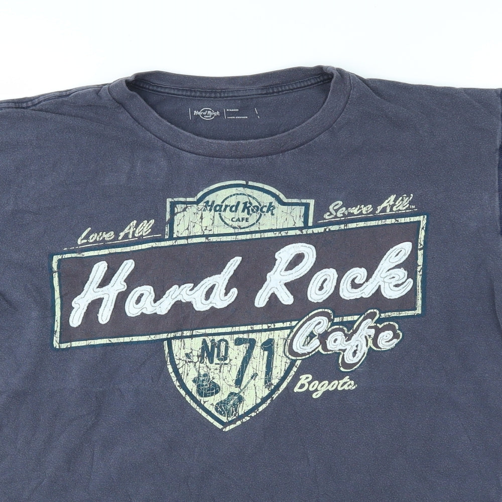 Hard Rock Cafe Mens Multicoloured    T-Shirt Size XL