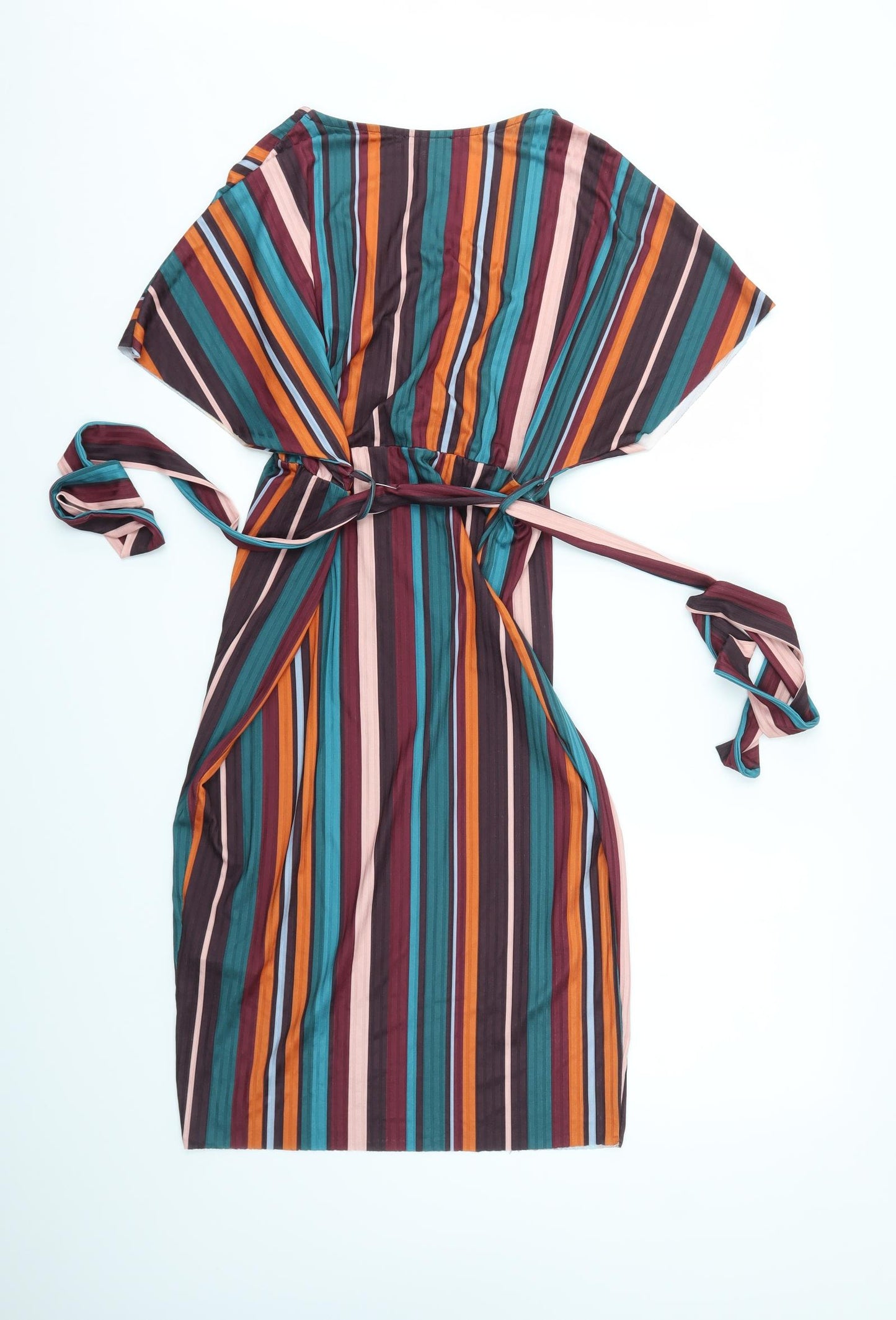 New Look Womens Multicoloured Striped  A-Line  Size 16