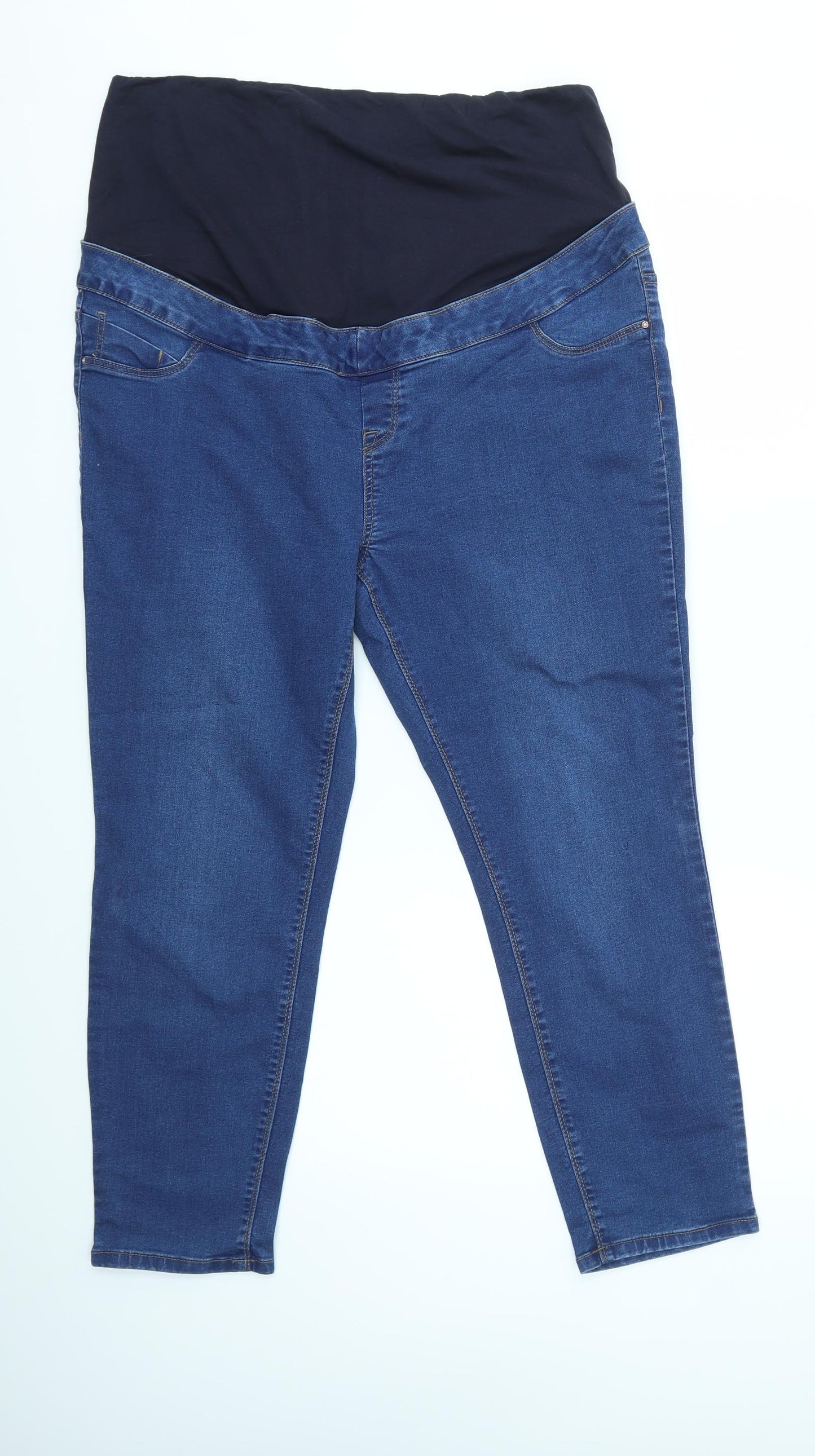 New Look Womens Blue   Jegging Jeans Size 16 L24 in