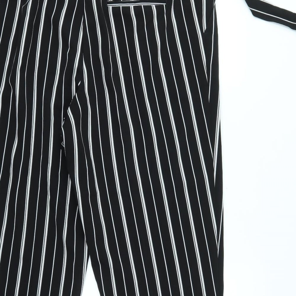 New Look Womens Multicoloured Striped  Dress Pants Trousers Size 16 L25 in