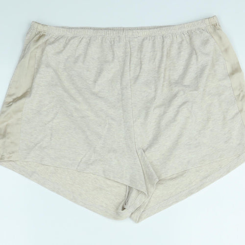 New Look Womens Beige Solid   Pyjama Pants Size L  - SHORTS